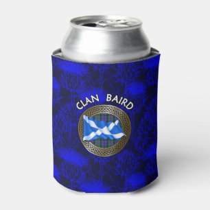 Rafraîchisseur Pour Canette Clan Baird Tartan Knot & Drapeau
