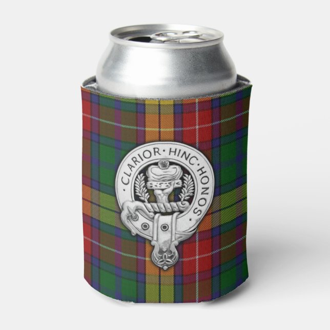 Rafraîchisseur Pour Canette Clan Buchanan Crest & Tartan (Can devant)