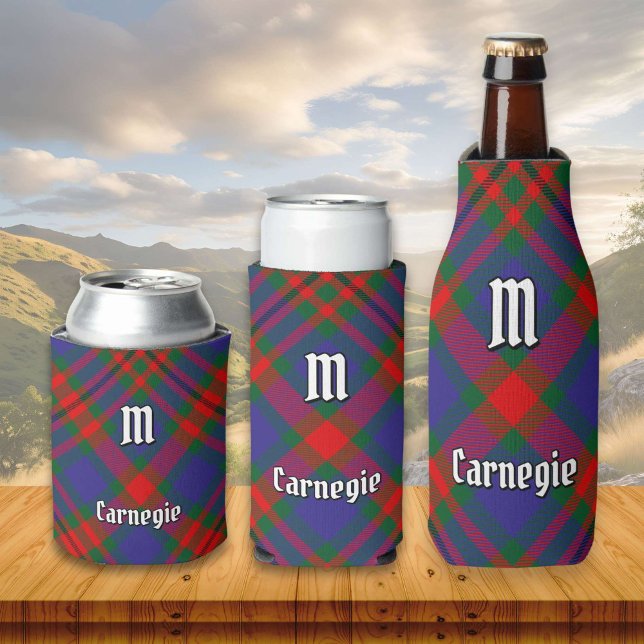 Rafraîchisseur Pour Canette Clan Carnegie Tartan (Créateur téléchargé)