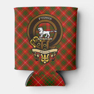 Rafraîchisseur Pour Canette Clan écossais Bruce Badge et Crest | Armoiries
