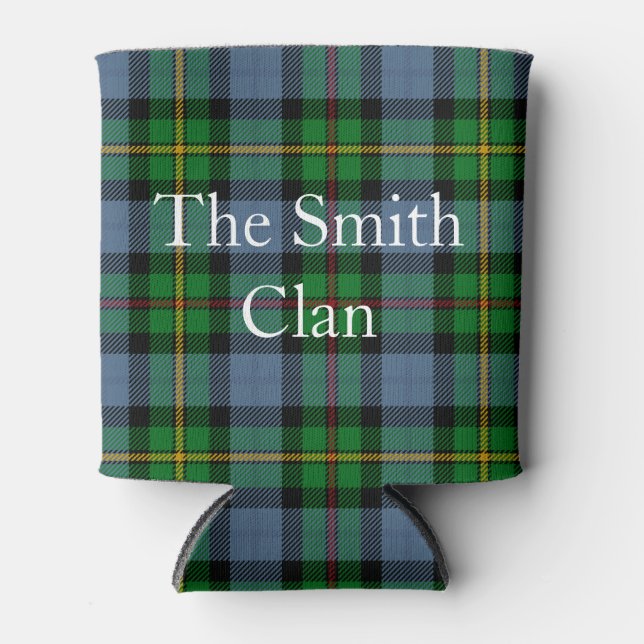 Rafraîchisseur Pour Canette Clan écossais Smith Tartan Plaid Can Cooler (Devant)