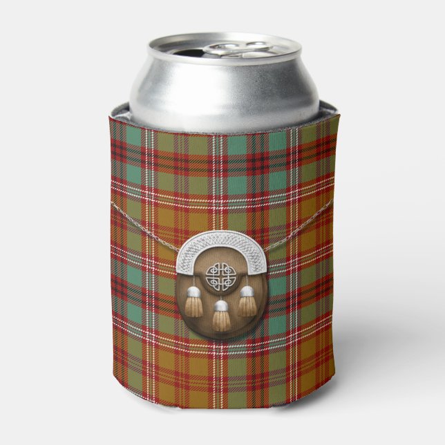 Rafraîchisseur Pour Canette Clan McCall Tartan Et Sporran (Can devant)