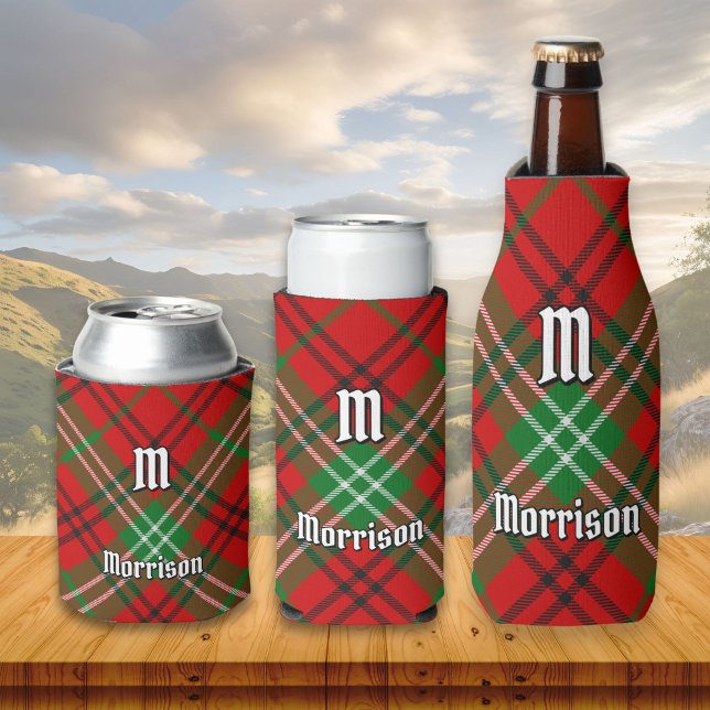 Rafraîchisseur Pour Canette Clan Morrison Red Tartan (Créateur téléchargé)