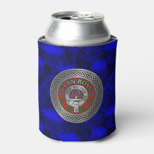 Rafraîchisseur Pour Canette Clan Ross Crest & Tartan Knot