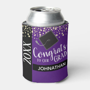 Rafraîchisseur Pour Canette Classe de 2021 Graduation Party Purple