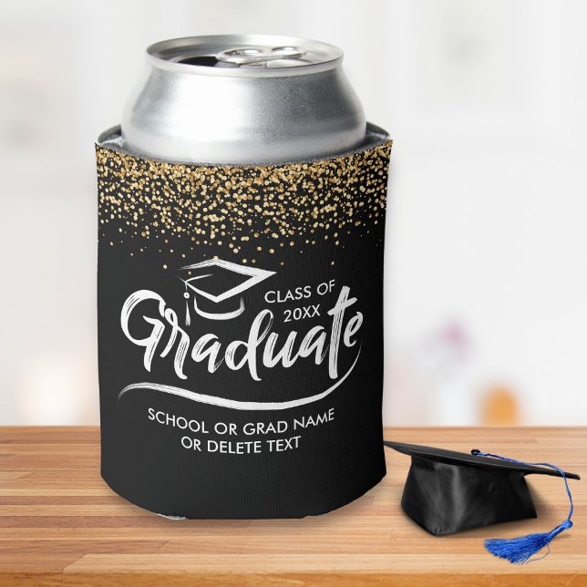 Rafraîchisseur Pour Canette Classe de graduation de 20XX Gold Parties scintill (Créateur téléchargé)