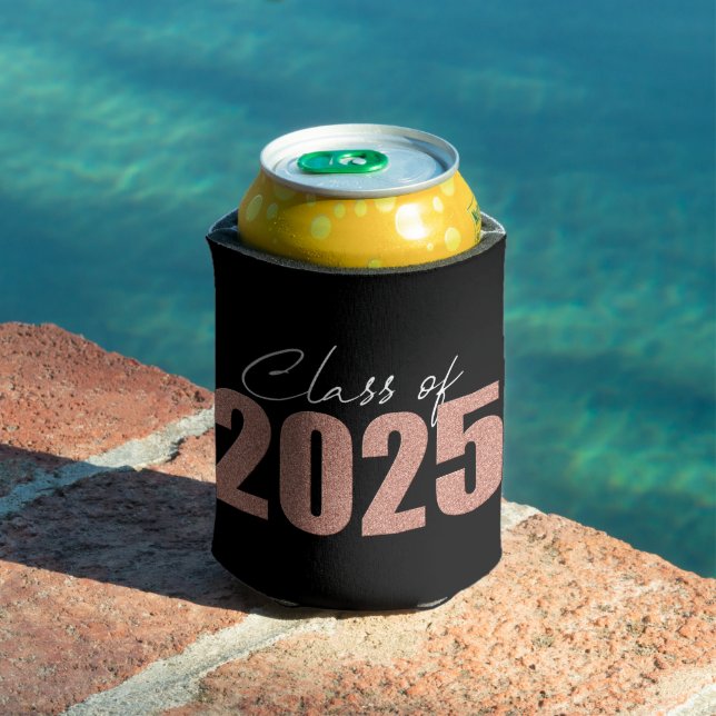 Rafraîchisseur Pour Canette Classe de Parties scintillant or rose de 2025 (Piscine in situ)