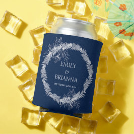 Rafraîchisseur Pour Canette Classic Elegant mariage bleu marine