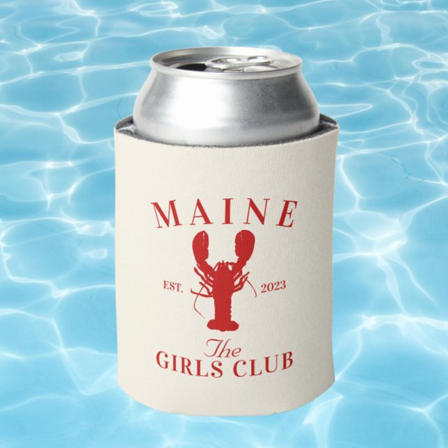 Rafraîchisseur Pour Canette Club de filles Bachelorette de homard du Maine (Créateur téléchargé)
