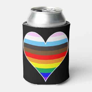 Rafraîchisseur Pour Canette Coeur arc-en-ciel