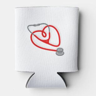 Rafraîchisseur Pour Canette Coeur stéthoscope