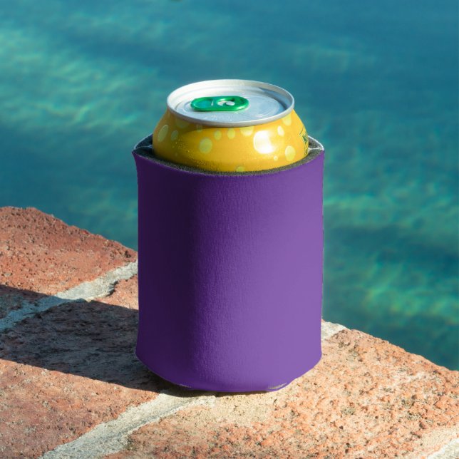 Rafraîchisseur Pour Canette Cœur Violet Couleur Unie (Piscine in situ)