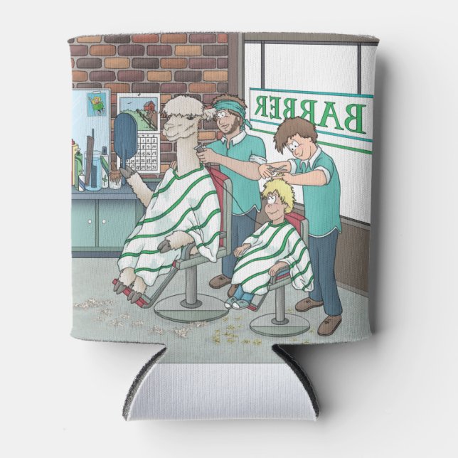 Rafraîchisseur Pour Canette Coiffure d'Alpaca (Devant)