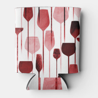 Rafraîchisseur Pour Canette Collage art : fête boit motif.