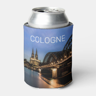 Rafraîchisseur Pour Canette Cologne Cityscape Allemagne Dom Souvenir de nuit