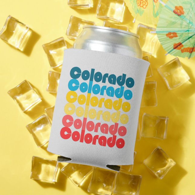 Rafraîchisseur Pour Canette Colorado Retro (Été in situ)