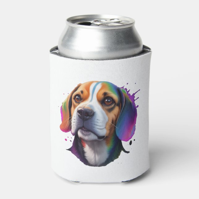Rafraîchisseur Pour Canette coloré beagle (Can devant)