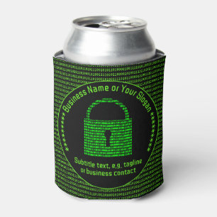 Rafraîchisseur Pour Canette Computer Security Digital Trade Show Event Freebie