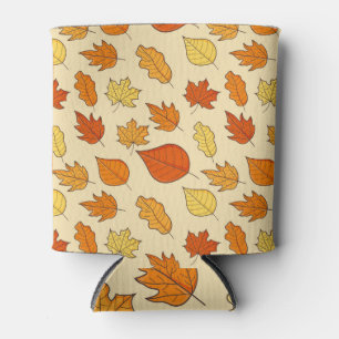 Rafraîchisseur Pour Canette Concept feuille : Motif symbole d'automne
