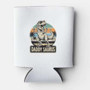 Rafraîchisseur Pour Canette Conception de t-shirt de dinosaure rétro Daddy Sau