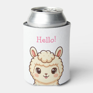 Rafraîchisseur Pour Canette Conception d'illustration de lama mignon