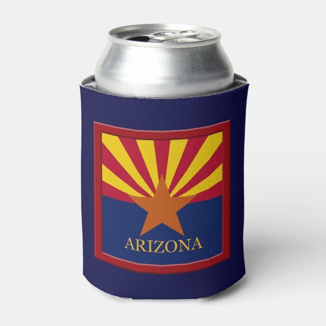 Rafraîchisseur Pour Canette Conception du drapeau de l'État de l'Arizona (Can devant)