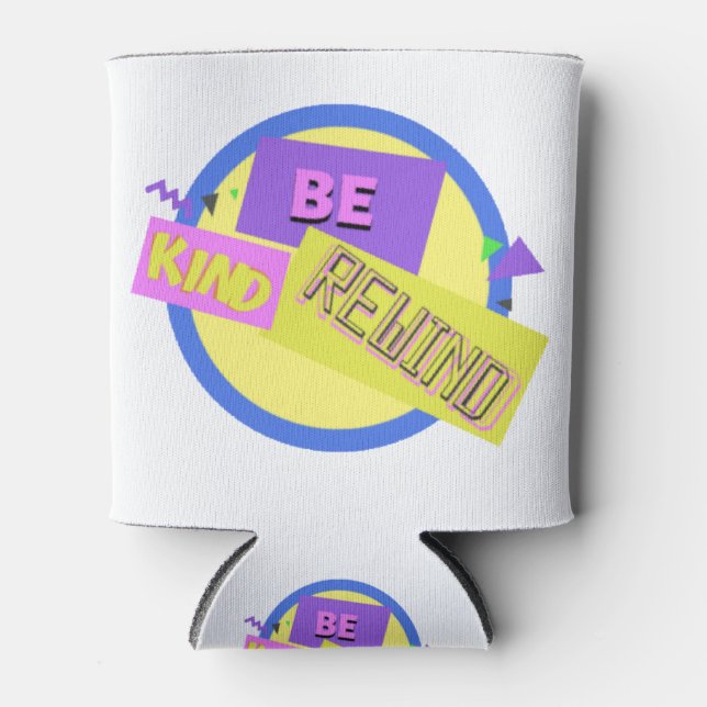 Rafraîchisseur Pour Canette Conception du logo Be Kind Rewind (Devant)