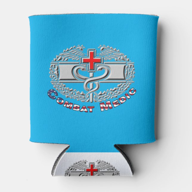 Rafraîchisseur Pour Canette Conception d'un insigne de médaille de combat spéc (Devant)