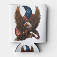 Conception Patriotique Américaine Avec Aigle Et Dr