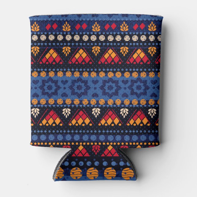 Rafraîchisseur Pour Canette Conception Tribale : Motif multifonctionnel sans f (Devant)