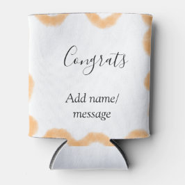 Rafraîchisseur Pour Canette Congrats orange spiral Spanish border boho retro n