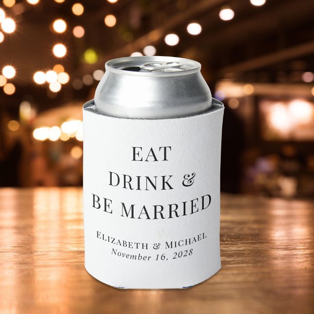 Rafraîchisseur Pour Canette Consommation moderne Boire être marié Mariage (Créateur téléchargé)
