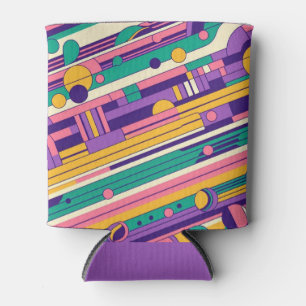 Rafraîchisseur Pour Canette Cool, design rétro coloré des années 80/90