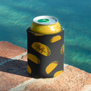 Rafraîchisseur Pour Canette Cool et amusant yummy taco motif Monogramme