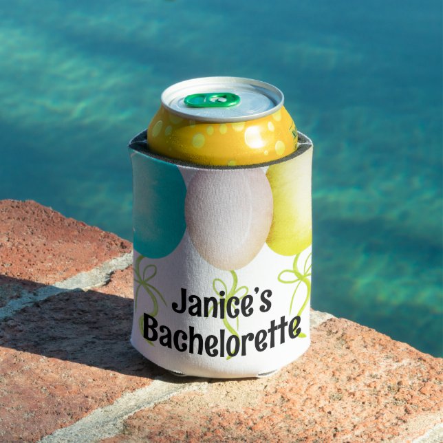 Rafraîchisseur Pour Canette Coosie de bachelorette personnalisée (Piscine in situ)