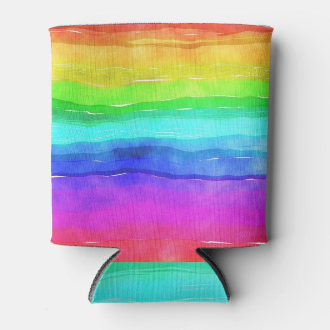 Rafraîchisseur Pour Canette Coozie arc-en-ciel (Devant)