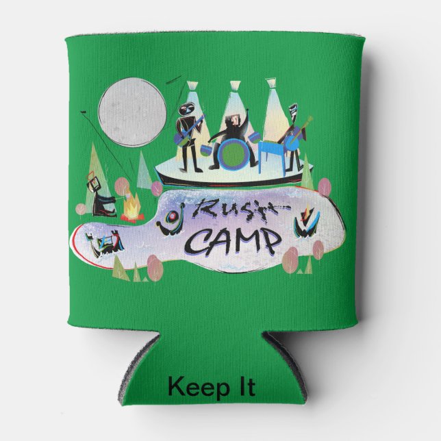 Rafraîchisseur Pour Canette Coozie RushCamp ! (Devant)