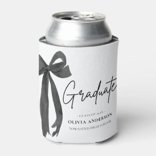 Rafraîchisseur Pour Canette Coquette Black Bow moderne Graduate Graduate
