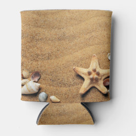 Rafraîchisseur Pour Canette Coquillages et Starfish sur la plage