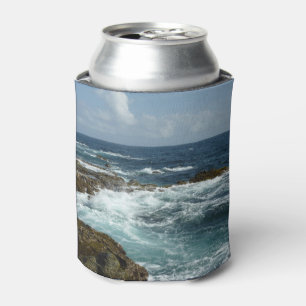 Rafraîchisseur Pour Canette Côte rocheuse d'Aruba et océan bleu