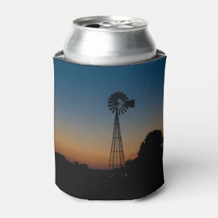 Rafraîchisseur Pour Canette Coucher du soleil de moulin à vent d'Ozark