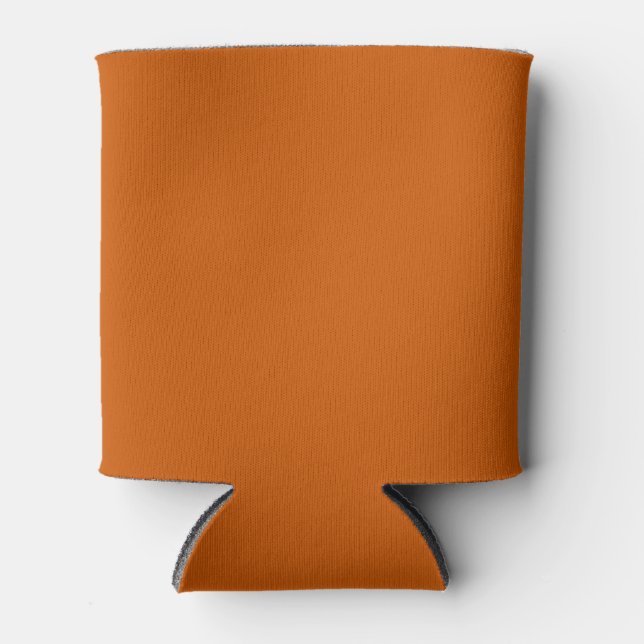 Rafraîchisseur Pour Canette Couleur Uni Citrouille (Devant)