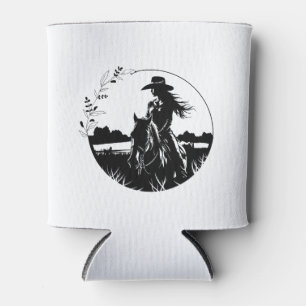 Rafraîchisseur Pour Canette Country Chic Horse Cowgirl Western Equestrio