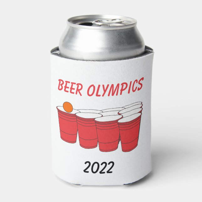 Rafraîchisseur Pour Canette Coupe Rouge Solo Coupe Pong Can Cooler (Can devant)