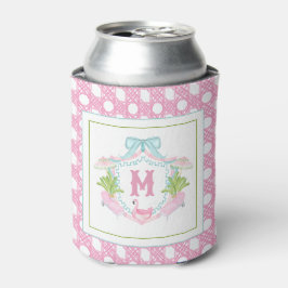 Rafraîchisseur Pour Canette Couronne Monogramme Préppy Palm Beach
