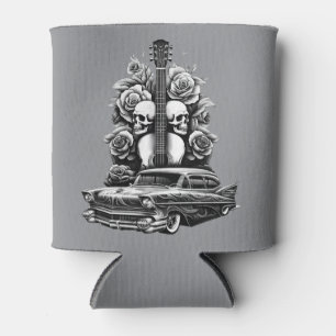Rafraîchisseur Pour Canette Crânes, Roses & Lowrider Art Can Cooler