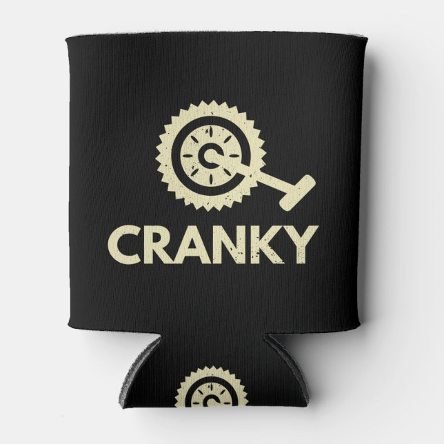 Rafraîchisseur Pour Canette Cranky / Bicycle/ Cyclist (Devant)