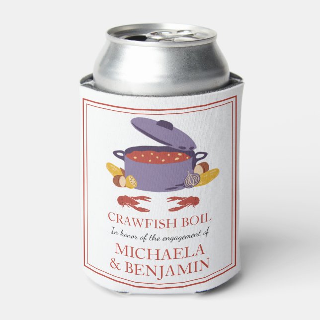 Rafraîchisseur Pour Canette Crawfish Boil Couples de douche (Can devant)