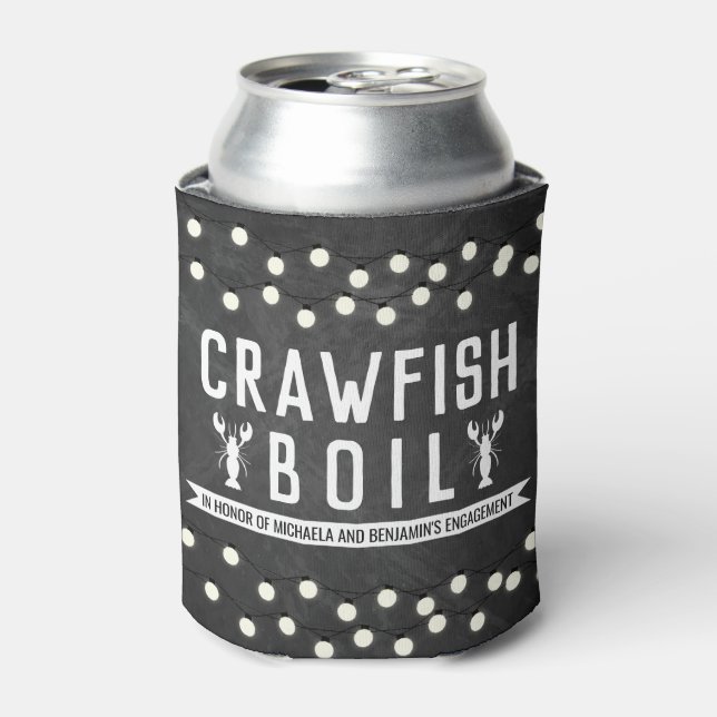 Rafraîchisseur Pour Canette Crawfish Boil Couples de douche (Can devant)