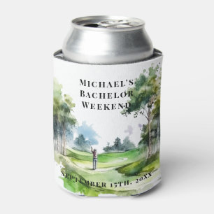 Rafraîchisseur Pour Canette Crayon personnalisé   Bachelor Golf Week-end